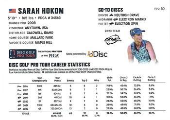 2023 Disc Golf Pro Tour #FPO10 Sarah Hokom Back
